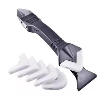 Imagem de Raspador de Rejunte e Silicone, Espátula com 5 Raios, Ferramenta para Limpeza e Raspagem