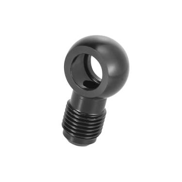 Imagem de ACROPIX 1 peça de diâmetro 12 mm Fuel Banjo encaixe para 6AN macho Flare adaptador conector adaptador de linha de combustível para carro preto 9/16-18 peças de carro de rosca