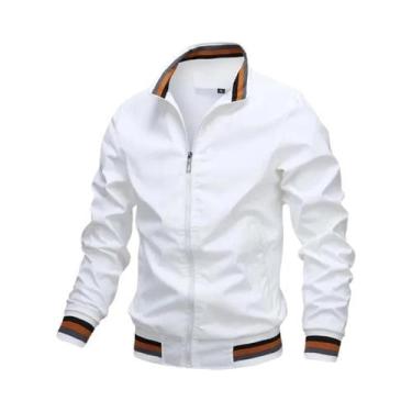 Imagem de Jaqueta Masculina Impermeável para Outono/Inverno - Com Zíper e Gola -