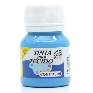 Imagem de Tinta para Tecido Gato Preto 40ml - Cores 2, 403 AZUL CELESTE
