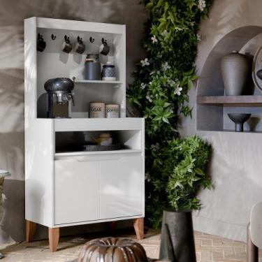 Imagem de Aparador Cantinho do Café Flow Buffet com 2 portas com pés pinus - Vár
