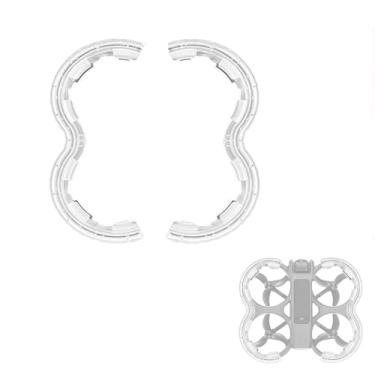 Imagem de Capas de proteção de hélice de drone compatíveis com DJI AVATA 2, resistentes a arranhões e anticolisão, lâminas de hélices de TPU transparente, acessórios de anel de para-choque
