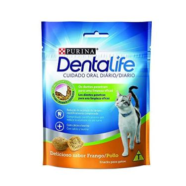 Imagem de Purina DentaLife Nestlé Purina Dentalife Petisco Para Gatos Adultos 40G Dentalife Para Abissínio Adulto Sabor Cereais Pequeno