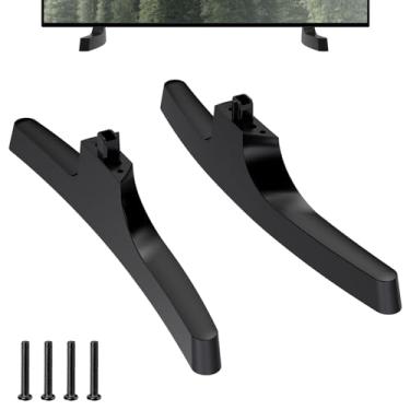 Imagem de Suporte de TV para Samsung TV Base de suporte de substituição para Samsung UN32J4000 UN32J4000AFXZA UN32N4000AG UN32J4002AF UN32J4500AF UN32M4500 UN32N5300 UN32M5300AF pernas de TV (versão atualizada