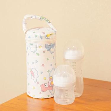 Imagem de Necessarie Para Mamadeira Térmico Impermeável C/ Zíper Porta Copo Infa