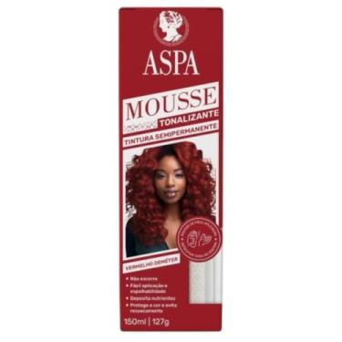 Imagem de Aspa mousse tonalizante tintura semipermanente vermelho deméter 150ml
