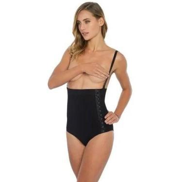 Imagem de Cinta Pós Parto Forte Compressão Aperta Barriga Plie 50107 - Ponto D, 