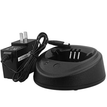 Imagem de Carregador WPLN4137 WPLN4138, compatível com rádio bidirecional CP200 CP200D CP150 CP180 PR400 DEP450 EP450 CP040, NNTN4497 NNTN4970 NNTN4851 NNTN4497 Bateria 496 Carregador (pacote com 1)