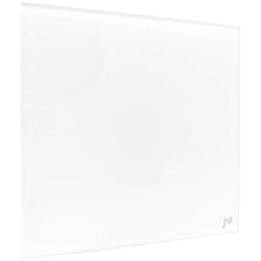 Imagem de Espelho Cego Tampa Vidro Temperado 4x4 Tomada Novadigital Branco