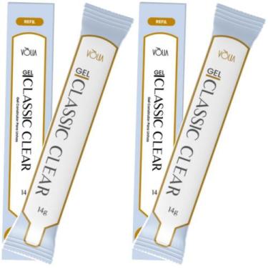 Imagem de 2UN Sache Gel Classic Clear 14g Para Unhas Em Gel Volia - Vòlia