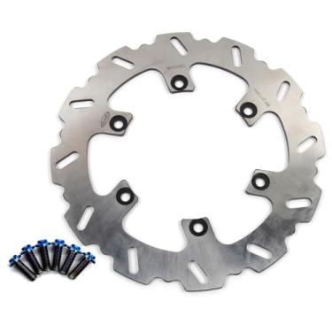 Imagem de Rotor de disco de freio traseiro com parafusos de montagem para Yamaha FZS FAZER 1000 2001-2005, BT1100 BULLDOG 02-06, XJR1200 95-97, XJR1300 98-17, XJR1300 RACER 16-17 , MT01 05-11, Peças de