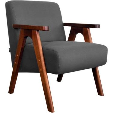 Imagem de Poltrona para Sala e Escritório Decorativa Oceania - Konfort, Veludo C