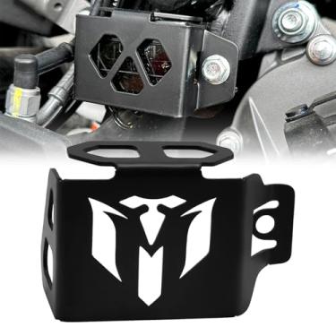 Imagem de XIDAODIT Para CFMOTO 450MT MT450 IBEX 450 2024 2025 Protetor de reservatório de freio de motocicleta protetor de reservatório de freio (preto)
