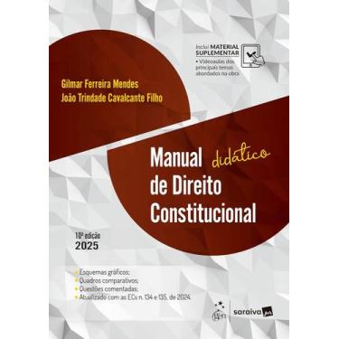 Imagem de Livro - Manual Didático de Direito Constitucional - 10ª Edição 2025