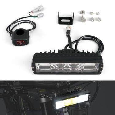 Imagem de NICECNC Kit de faróis dianteiros lâmpada brilhante compatível com Sur Ron Light Bee X/S/L1E compatível com Segway X160/ X260 Plug N Play Barra de luz farol com interruptor See Fitment