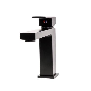 Imagem de Torneira para Banheiro Misturador Monocomando Purangi Baixa Pingoo.casa - Preto