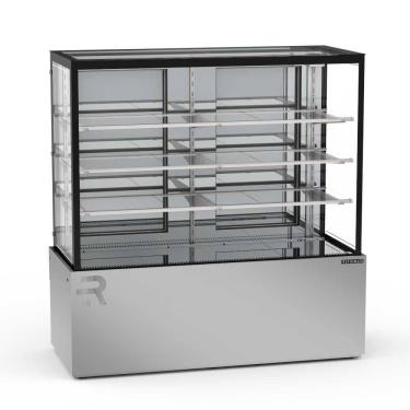 Imagem de Vitrine Refrigerada 1,45 Metros 3 Prateleiras Titanium Premium Inox VTPRR1450 3P 220V - Refrimate