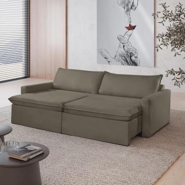 Imagem de Sofá Cama Retrátil e Reclinável 180cm Marselha