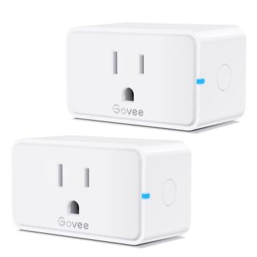 Imagem de O pacote Smart Plug Govee 15A WiFi Bluetooth 2 funciona com Alexa Google