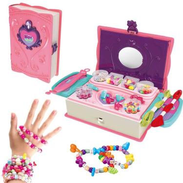 Imagem de Biju Collection Box 3 em 1 Fazer Pulseiras Miçangas Com Acessórios