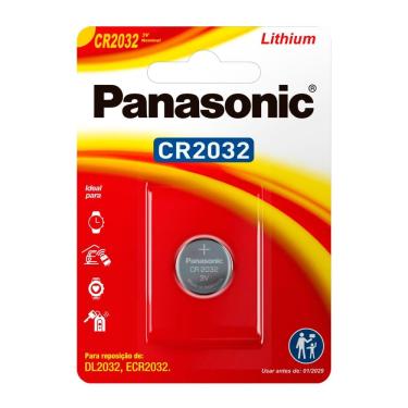 Imagem de Bateria Panasonic de Lithium CR2032 3V 1 Unidade