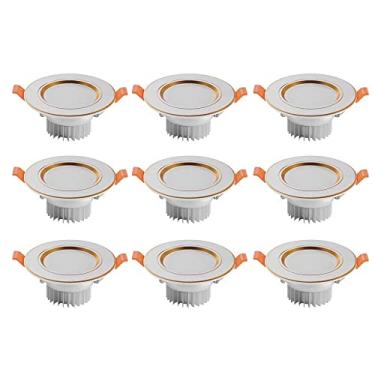 Imagem de LUOFDCLDDD Spotlight5W Led holofotes foco interior embalado no teto, economia de energia para embutidos casa de banho quarto decoração, Washington luz da parede da casa Ac110-240 V escritório do Acce