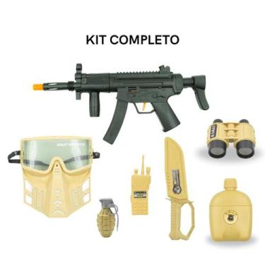 Imagem de Brinquedo Kit Infantil Selva Mascará e Colete Com Acessórios Inmetro -