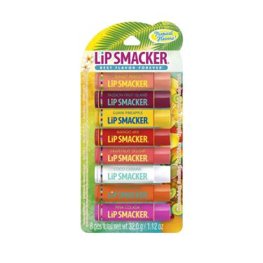 Imagem de Protetor labial Lip Smacker Tropic Fever Flavored, pacote com 8