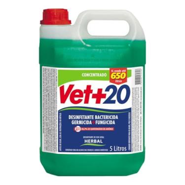 Imagem de Desinfetante Concentrado Profissional 5L Frescor e Proteção Duradouros (Herbal)