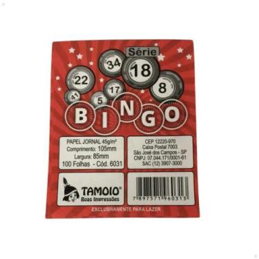 Imagem de Bloco Para Bingo Tamoios 100fls PCT C/15