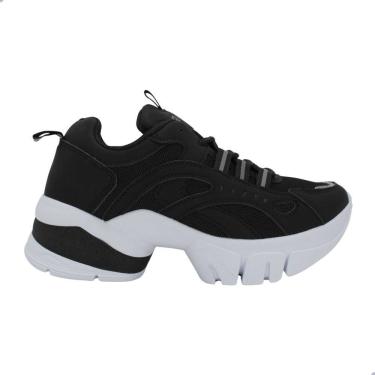 Imagem de Tênis Feminino Ramarim Crystal Preto e Branco
