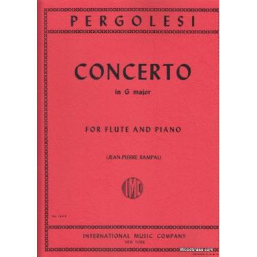 Imagem de Partitions classique IMC PERGOLESE - CONCERTO IN G MAJOR - FLUTE & PIANO Flûte traversière