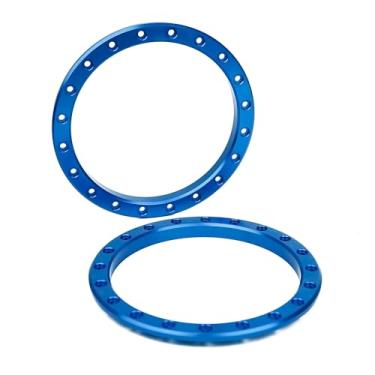 Imagem de BeaxTurbo Racing Upgrade Parts Aluminum 4.3" Bead Lock Outer Ring for proline Badlands MX43 / Trencher Wheels (Blue)