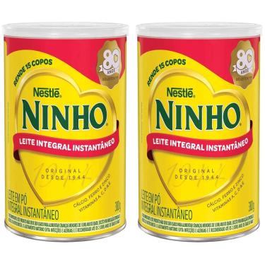 Imagem de Kit 2 Leite Ninho Integral Instantaneo 380g cada