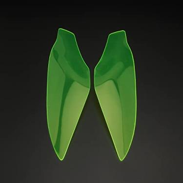 Imagem de Acc-Creativity Lente de tela de proteção de capa de farol frontal de acrílico para motocicleta compatível com KAWASAKI NINJA1000 Z1000SX 2017-2020 (verde fluorescente)