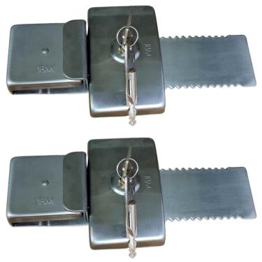 Imagem de Fechadura Auxiliar Jbm Fc1 Para Portas De Correr Vidro 20cm