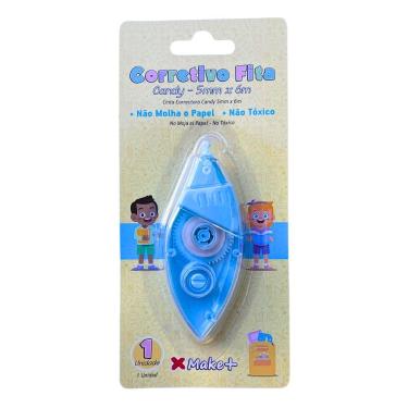 Imagem de Corretivo Em Fita Candy 5mm X 6m Make+ Azul