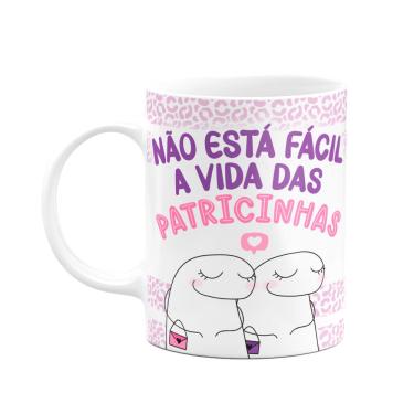 Imagem de Caneca Flork Amigas - Não está fácil a vida das patricinhas