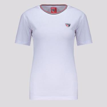 Imagem de Camisa São Paulo História Feminina Branca - Braziline, G