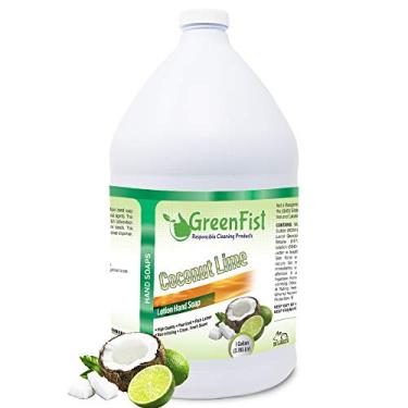 Imagem de GreenFist Sabonete Líquido Para As Mãos Lotionized [Recarga De Gel Líquido], 128 Onças (1 Galão) (Coco E Limão)