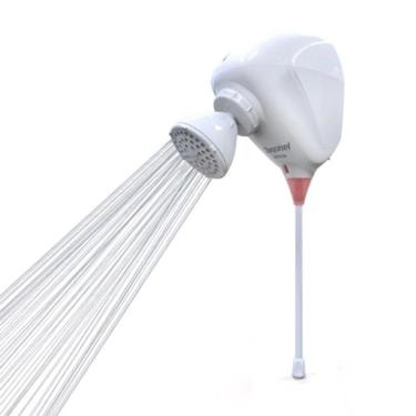 Imagem de Chuveiro Ducha Eletrônica Move Com Led Zagonel Branco 127V