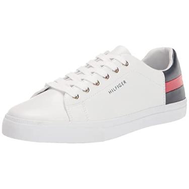 Imagem de Tommy Hilfiger Laddin feminino, Branco/vermelho/Deep Baltic, 40