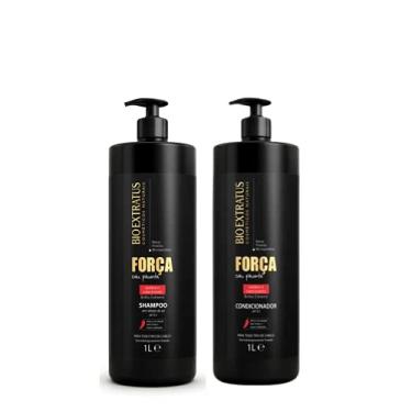 Imagem de kit Shampoo E Condicionador Bio Extratus Força Com Pimenta 2x1Litro