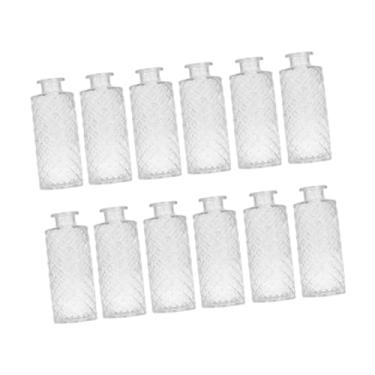 Imagem de Generic Conjunto de 12 Vasos de Vidro para Flores, Recipientes Decorativos para Exibição em Casa, Claro, Tamanho real