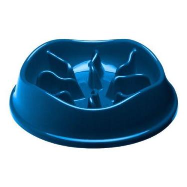 Imagem de Pote Comedor Tigela Interativo Lento Ração Cachorro Gato Pet - Stark P