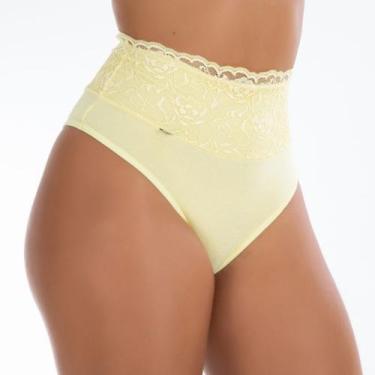 Imagem de Calçola de Algodão Egípcio com Barra Renda Forrada e Cavada nas Costas