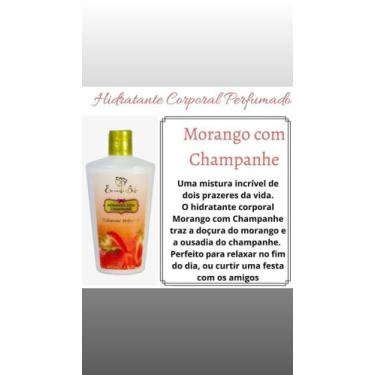 Imagem de Hidratante 250ml - Morango com Champagne - Alivia as dores - 3 UNIDADE