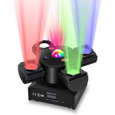 Imagem de Canhão de Luz Giratório Led RGBW 80w DMX Bivolt 60Hz Oberon OR-LP506 -