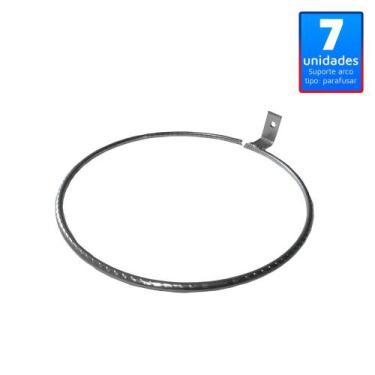 Imagem de 7 Suporte Arco 15cm Parafusar Parede, Muros, Vigas Sem Vaso - TMTSUPOR
