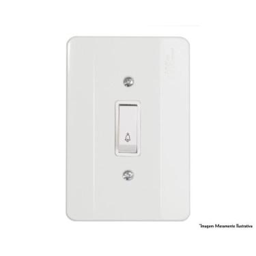 Imagem de Pulsador Campainha Mill C/Pl Pc-E1M-21010 - MEC-TRONIC